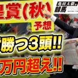 【天皇賞・秋2022】この3頭以外ありえない！有馬記念で525万円獲得した亀田大毅の競馬予想