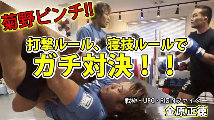 【金原正徳】ヤルかヤラレルか！！ＵＦＣファイター同士のガチスパー！！【RIZIN/UFC/戦極】