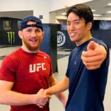 UFC3位のメラブとさっそくトレーニング