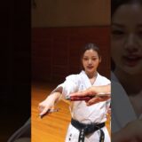 The Karate Girl challenges Okinawa’s Traditional Weapon, the “Sai”
