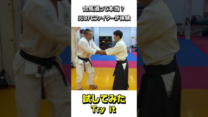 A former UFC fighter and karateka tries out Aikido for the first time.
