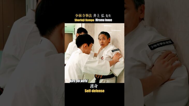 Standing in front of a wall to protect yourself 【Shorinji Kempo Self-Defense】