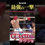 【Krush】最強の一撃で仕留めてやる…！🔥 #krush #k1 #k1wgp #キックボクシング #格闘技 #KO集 #ノックアウト