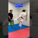 Karateka’s full kick！素人には絶対わからない。