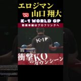 【K-1 WORLD GP 2024】The Bonecrusher：エロール・ジマーマン vs 最強の侵略者：山口 翔大　Krush.167 11.16後楽園大会チケット好評発売中！