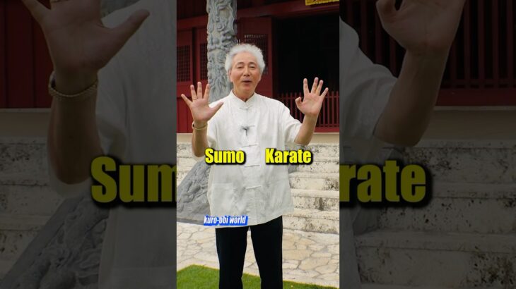 【Sumo and Karate】The open hand is different!