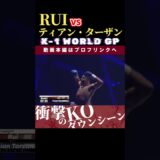 【K-1 WORLD GP 2024 in TOKYO～FINAL～】進撃のヒザ蹴り：RUI vs 四角いジャングルの王：ティアン・ターザン