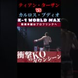 【K-1 WORLD MAX 2025】四角いジャングルの王：ティアン・ターザン　vs　ブラジルの猛牛：カルロス・ブディオ / next 2025.2.24.Krush.171 チケット好評発売中！