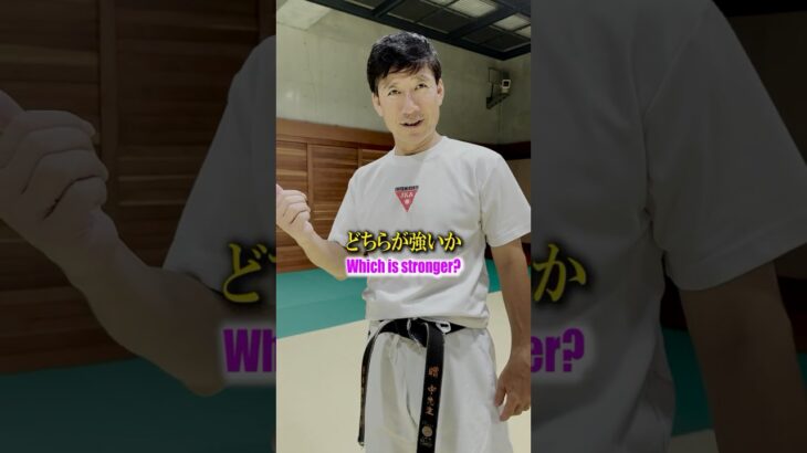 Which is stronger? Karate punches どちらが強い？空手の突き【半身と正面】