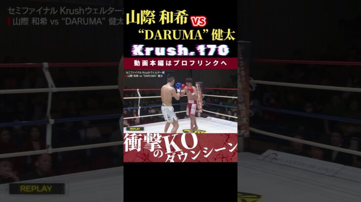 【Krush.170】孤高の勝ち職人：山際 和希　vs　“DARUMA” 健太  /  next 2025.2.9.K-1 WORLD MAX 2025 チケット好評発売中！