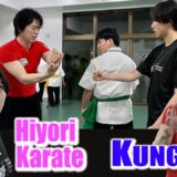 【Kung-fu Master and Female Karate Champion】Strike a blow that passes through the torso from the back
