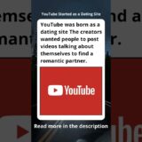 YouTube Started as a Dating Site #curiosities #youtubeshorts #history