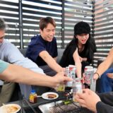 チームみんなでBBQした！