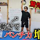 【驚愕の変化】誰でも出来る！身体操作でパンチ力を爆上げする方法をプロトレーナーが教えます【ささコン】