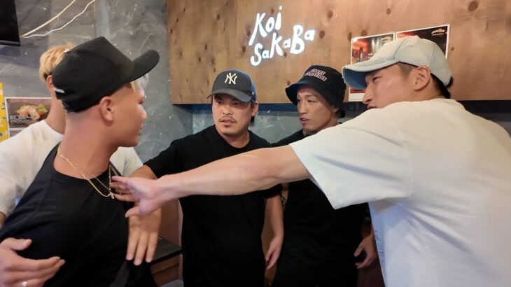 【緊急事態】居酒屋でジョリーが酔っ払いに絡まれてスパーリングする事態に…
