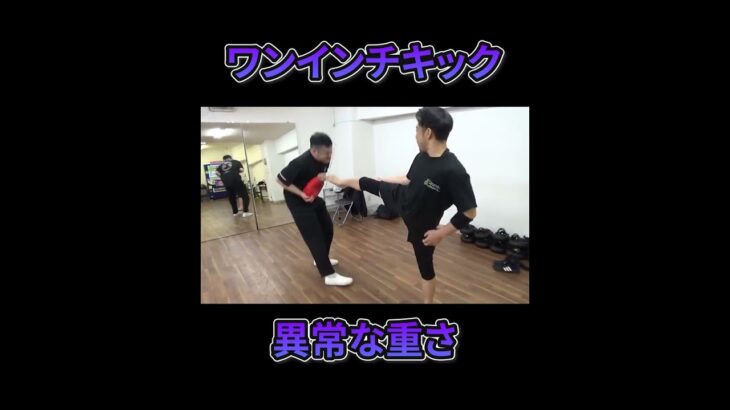 石井東吾のワンインチキックのあまりの重さに行雄絶句 #ワンインチチャンネル #石井東吾