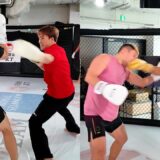 格闘技体験会のはずが、突然ガチスパーリングが始まった