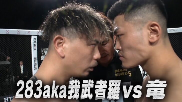 期間限定公開！フル試合映像283aka我武者羅vs竜【BreakingDown17.5直前企画】