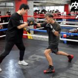 【堤聖也 公開練習】内山「下半身の安定感＆スピード！」会見の全Q&A、シャドー・ミット・サンドバッグ👊ほぼノーカットでお届けします