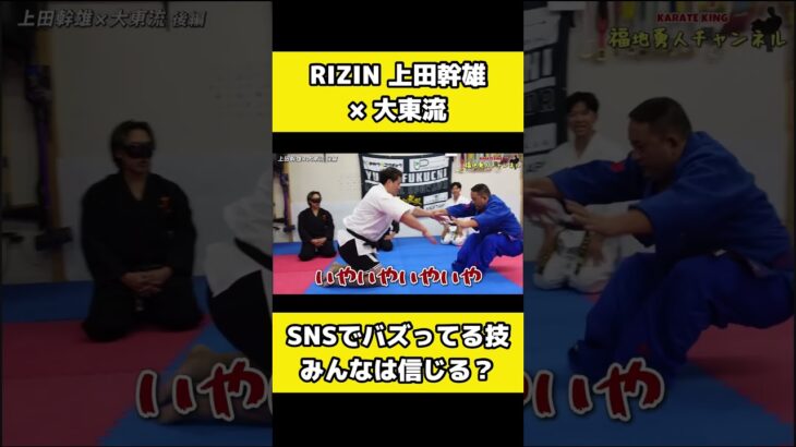上田幹雄が怪しい武術家に技をかけられたら、、、