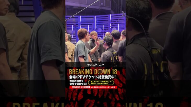 朝倉未来が初めてBreakingDownでブチギレた  #shorts #ブレイキングダウン #breakingdown