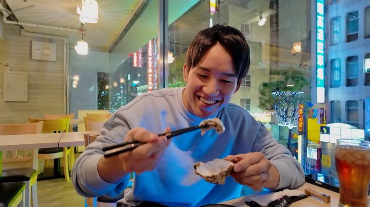 2年ぶりに牡蠣を食べながら最近の格闘技について語った。