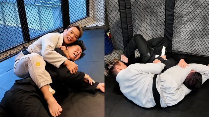 竹浦さんに柔術で挑んでみた