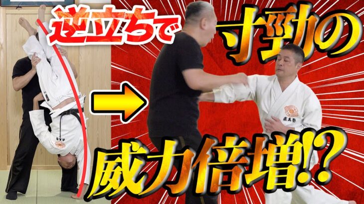 【靱トレ】逆立ちで靭帯発動!? 寸勁の威力が倍増!? Beyond Muscle: Ligament-Driven Mastery in Martial Arts, Part 1