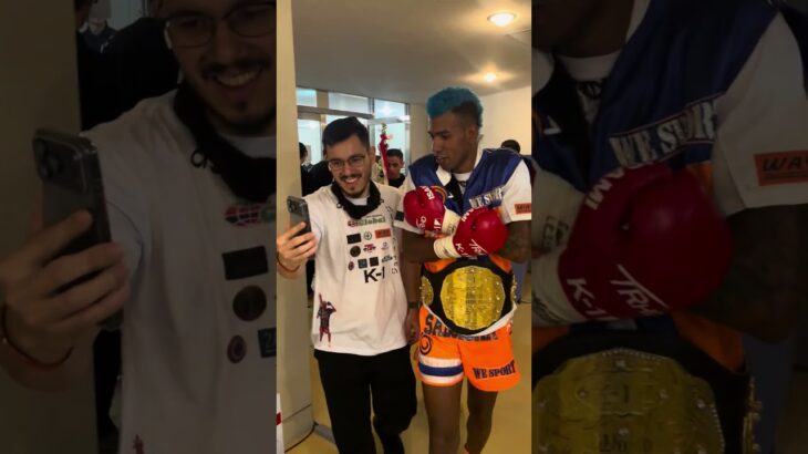 #ジョナスサルシチャ Jonas Salsicha試合直後に密着｜「K-1 GENKI 2026」4.11(土)東京・国立代々木競技場第二体育館