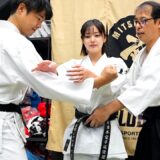 Just by exhaling, your opponent collapses! Karate Girl learns the breathing techniques of Daito-ryu!