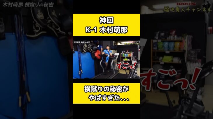 木村萌那の横蹴り練習これみんな真似できる？