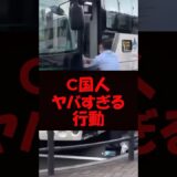 自分勝手な外国人観光客、バスを無理やり止めて大迷惑な状態に #バズ動画ラボ