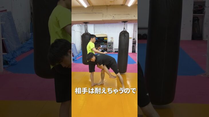 姿勢の片足タックル