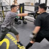 元世界王者・内藤大助さんとスパーリングしてみた【打倒親父狩り？！】