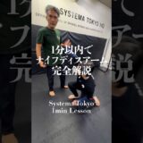 【ナイフディスアーム】1分以内で完全解説