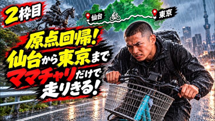 【仙台→東京 0円ママチャリ配信】弟子の信原空がDEEP復帰戦に向けて原点回帰【2枠目】
