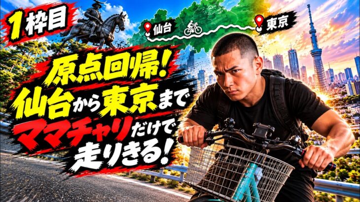 【仙台→東京 0円ママチャリ配信】弟子の信原空がDEEP復帰戦に向けて原点回帰【1枠目】